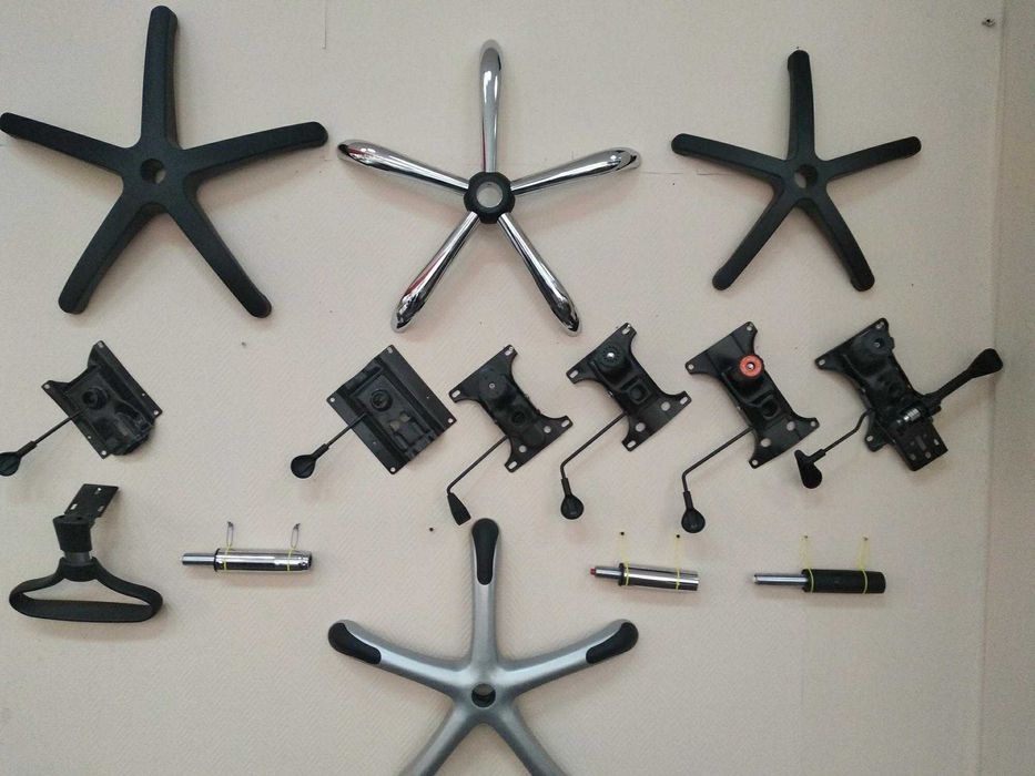 Запчасти для офисных кресел — колёса, газлифты, механизмы,подлокотники