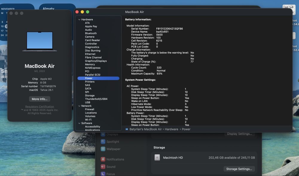 Macbook air m2 256/8