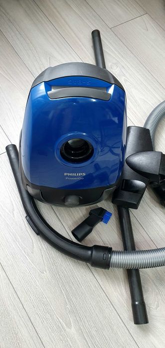 Aspirator Philips PowerGo profesional - FC8245/09, 750W, AAA, Albastru