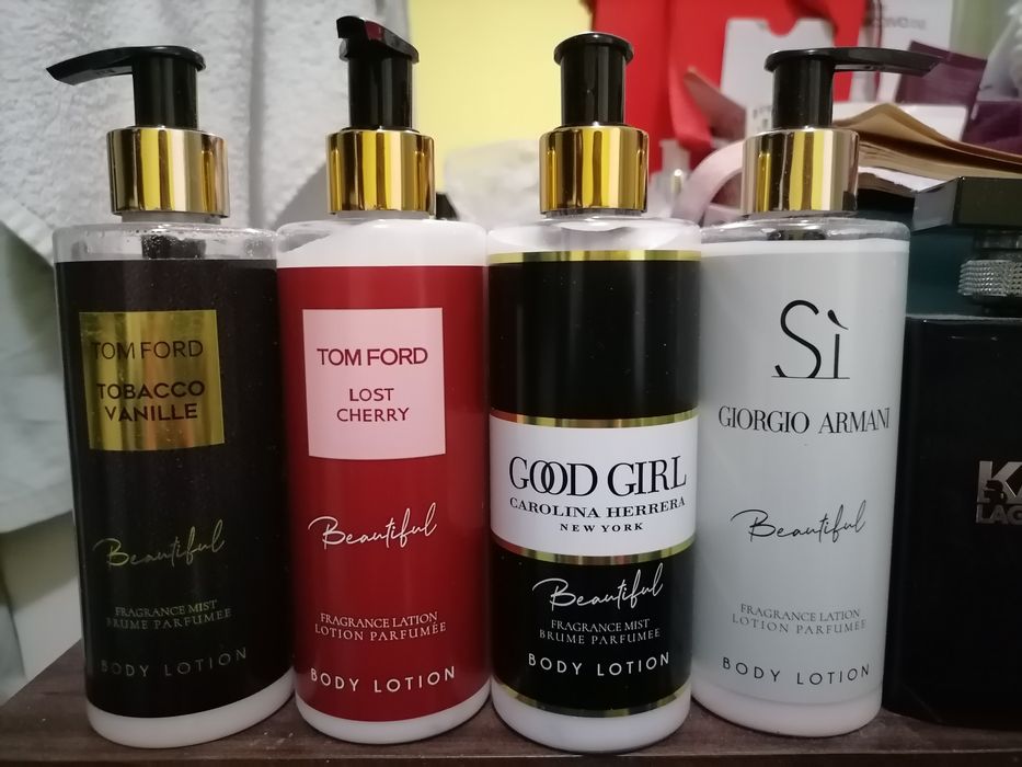 Парфюмни лосиони за тяло, парфюмни спрейове, парфюм