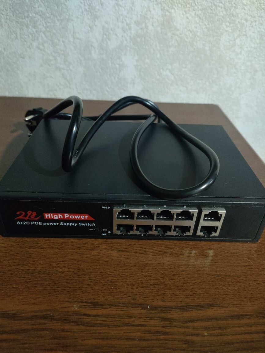 Коммутатор PoE Switch NADO-08-PoE