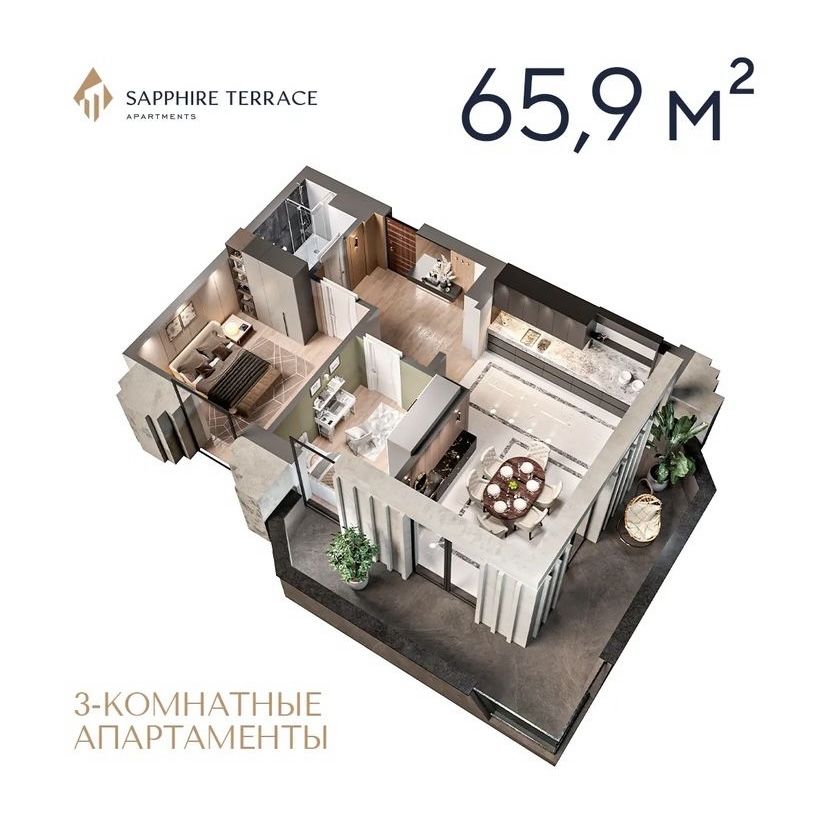 Срочно продается квартира ЖК Сапфир