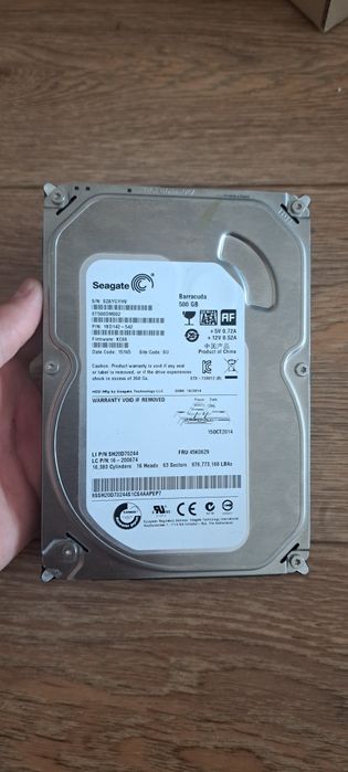 Жесткий диск 500г