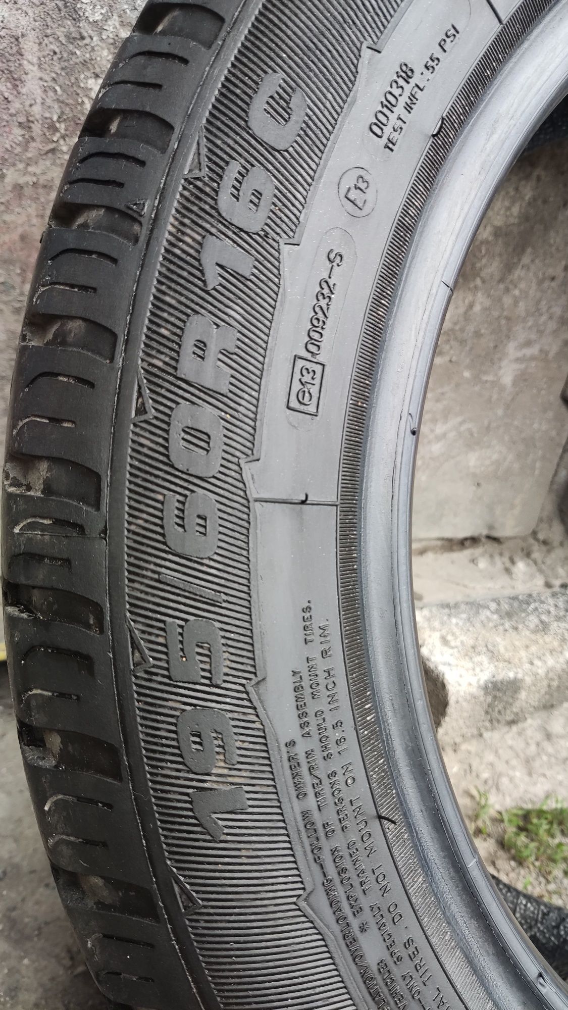 2бр летни гуми 195/60/16C GoodYear Cargo Maraton, 7.7 mm грайфер