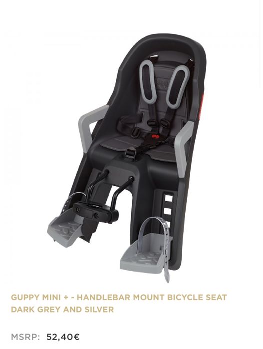 Детско столче за велосипед(предно) Polisport