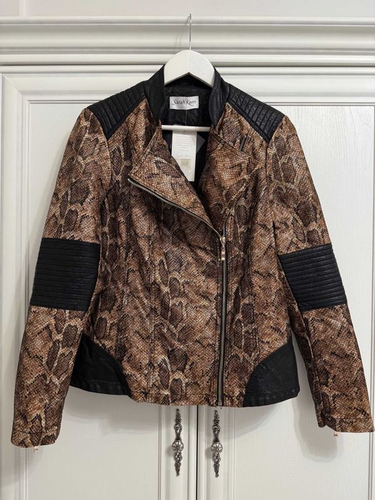 Jacheta imitatie de piele~ Sarah Kern