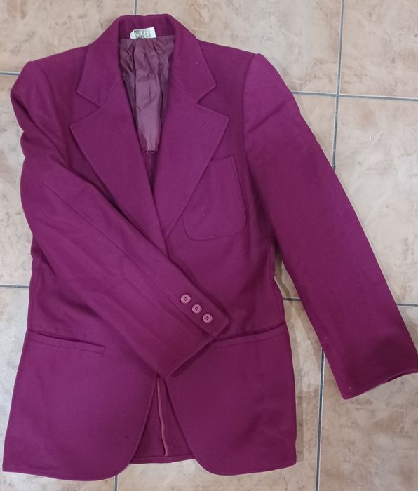 Sacou elegant dama 80% lână, culoare superba fucsia, mărimea 40