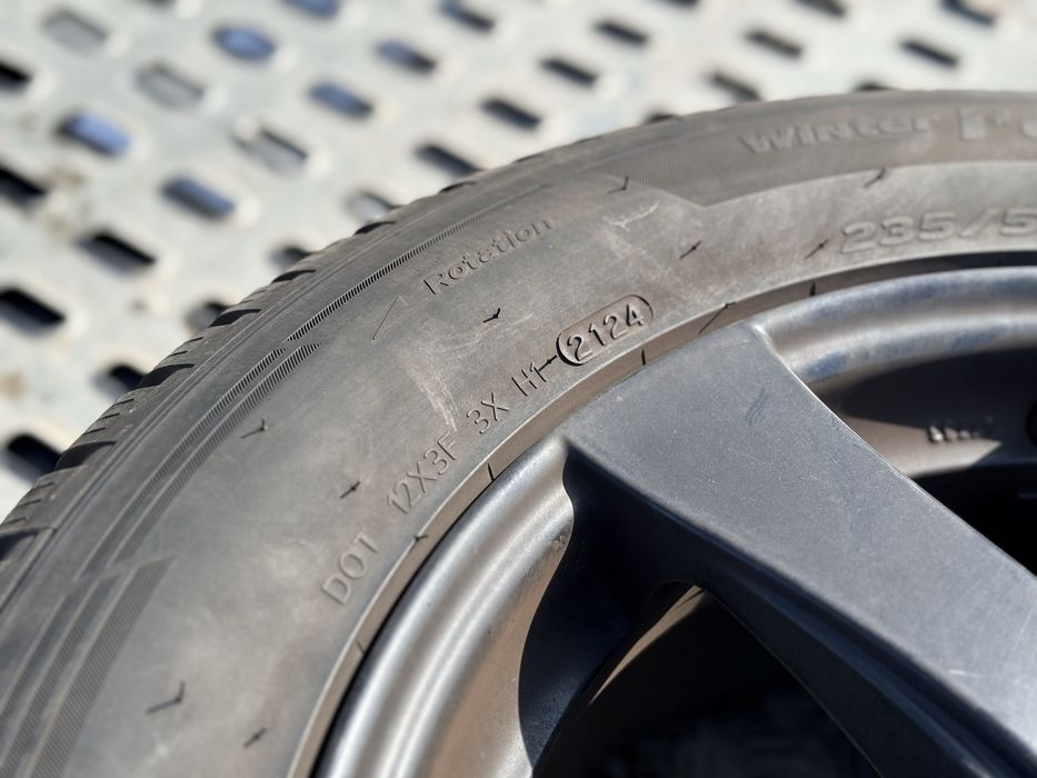 Лети джанти с зимни гуми Hankook 235 55 17 ДОТ 24
