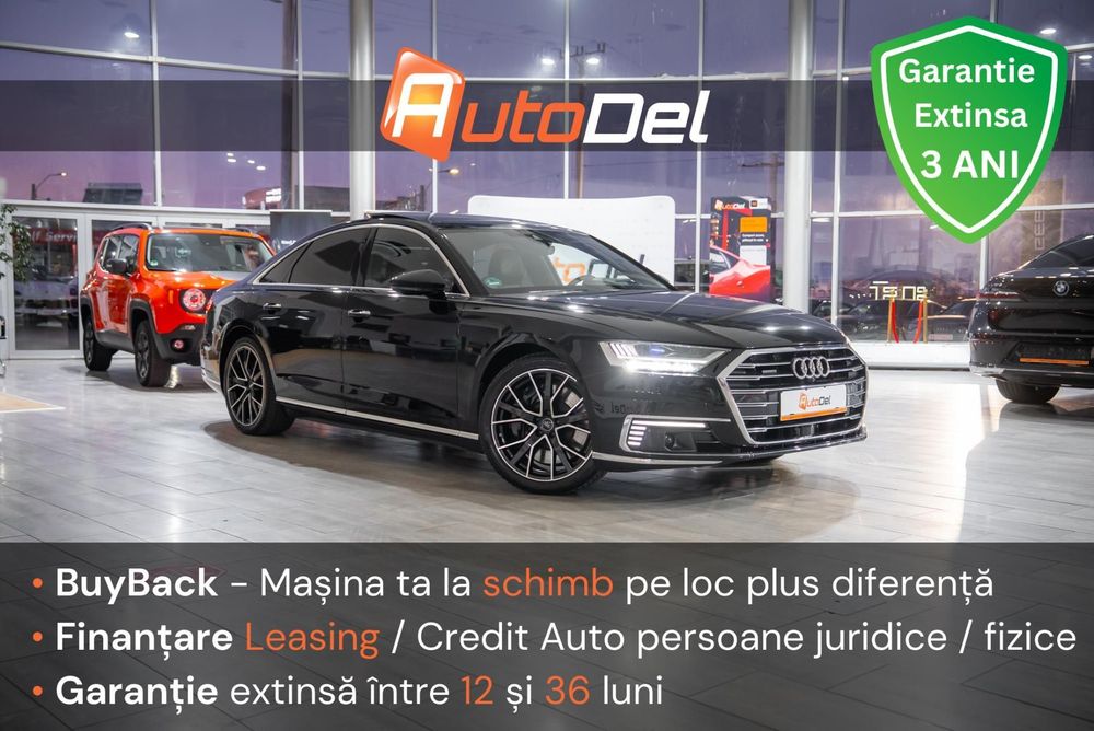 Audi A8 A8 Quattro 60TFSI e Plug-In Hibrid / 450CP / Trapă / Cameră