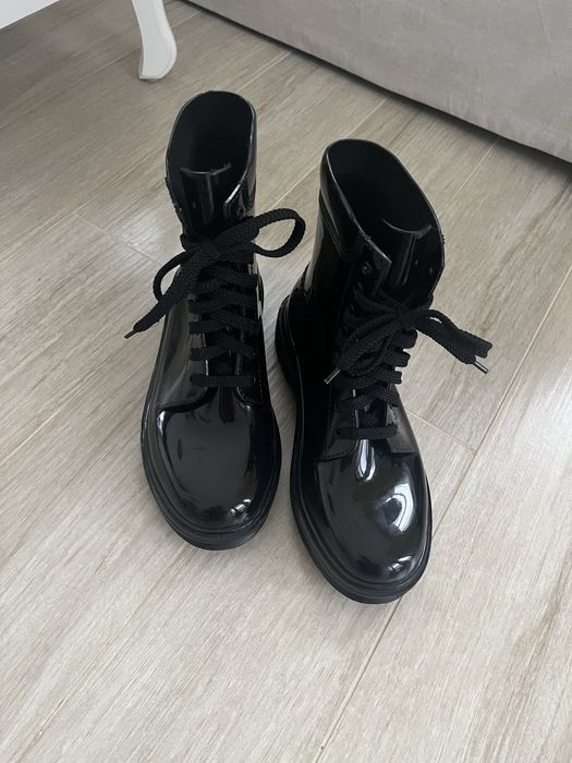 Гумени дамски боти Armani Jeans оригинални, черни