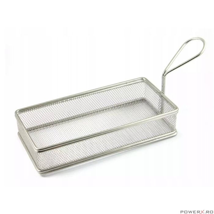 Cos de servire cartofi prajiti, Inox 21,5x10,5x4,5 cm Kinghoff