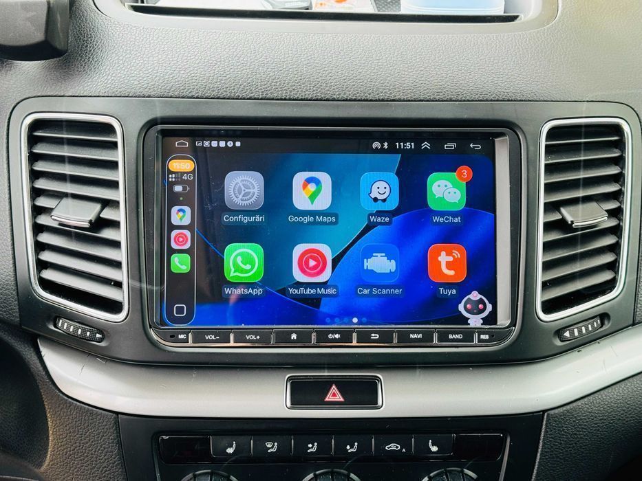 Navigatie 4GB VW Amarok Caddy Jetta Eos Scirocco Sharan Golf Carplay