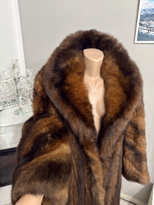 Haina lunga din blana naturala