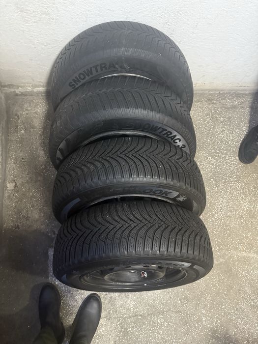 Roti iarna bmw jante+anvelope195/65/R15! Anvelope vara 205/55/R16