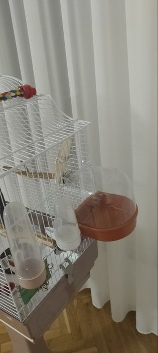 Colivie papagali cu picior detașabil, 56*33, 122 h.cu accesorii