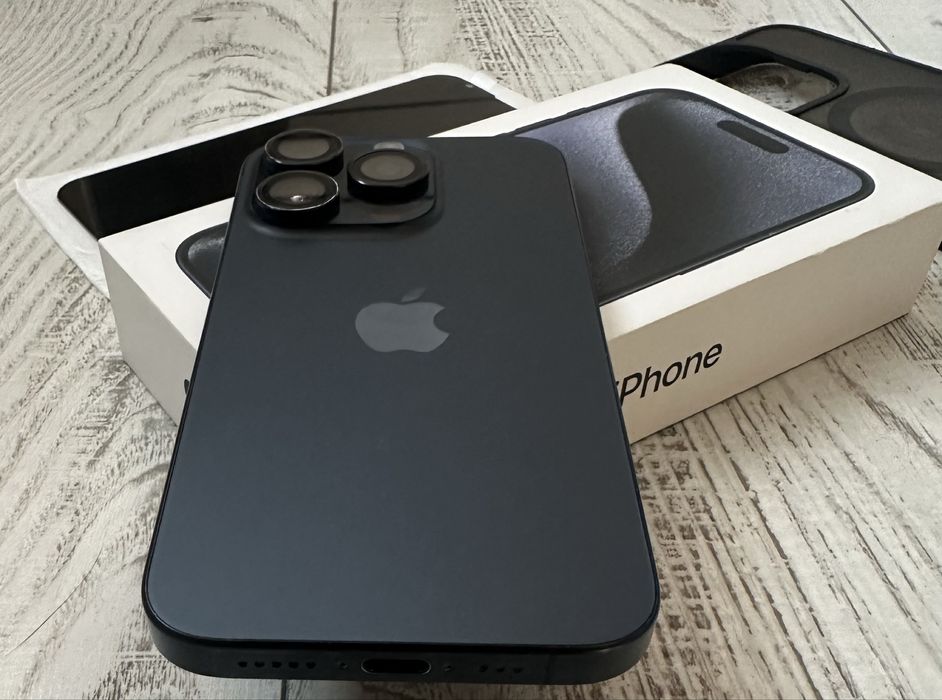 КАТО НОВ Iphone 15 Pro 128GB Blue ПОДАРЪЦИ