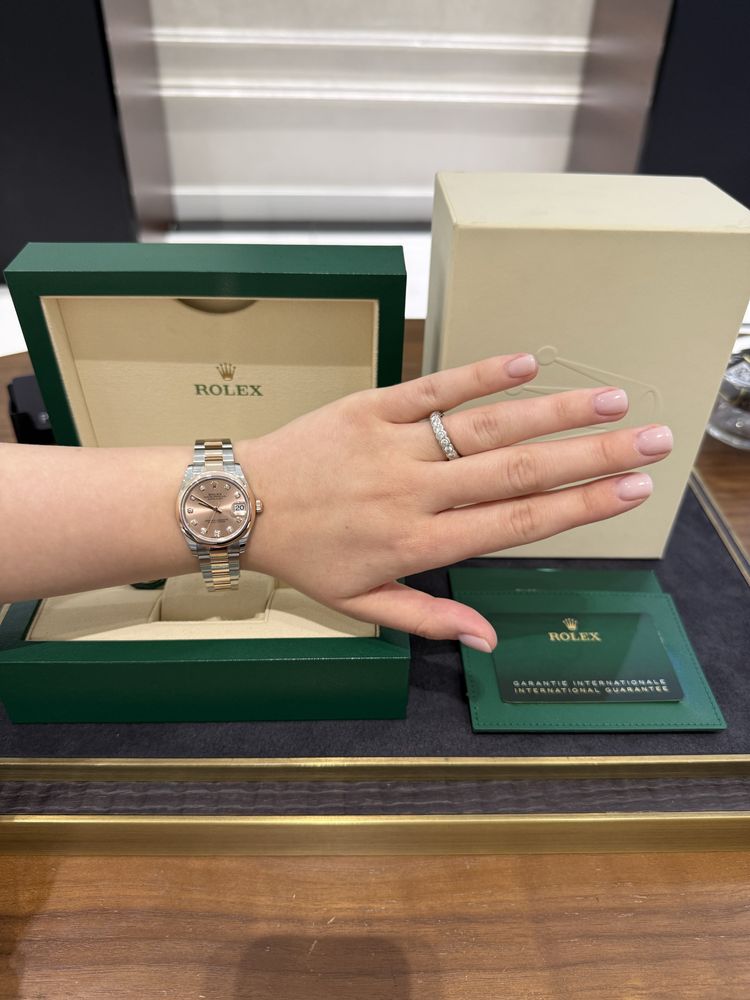 NEW Rolex Datejust 31mm Steel and Everose Gold 278241