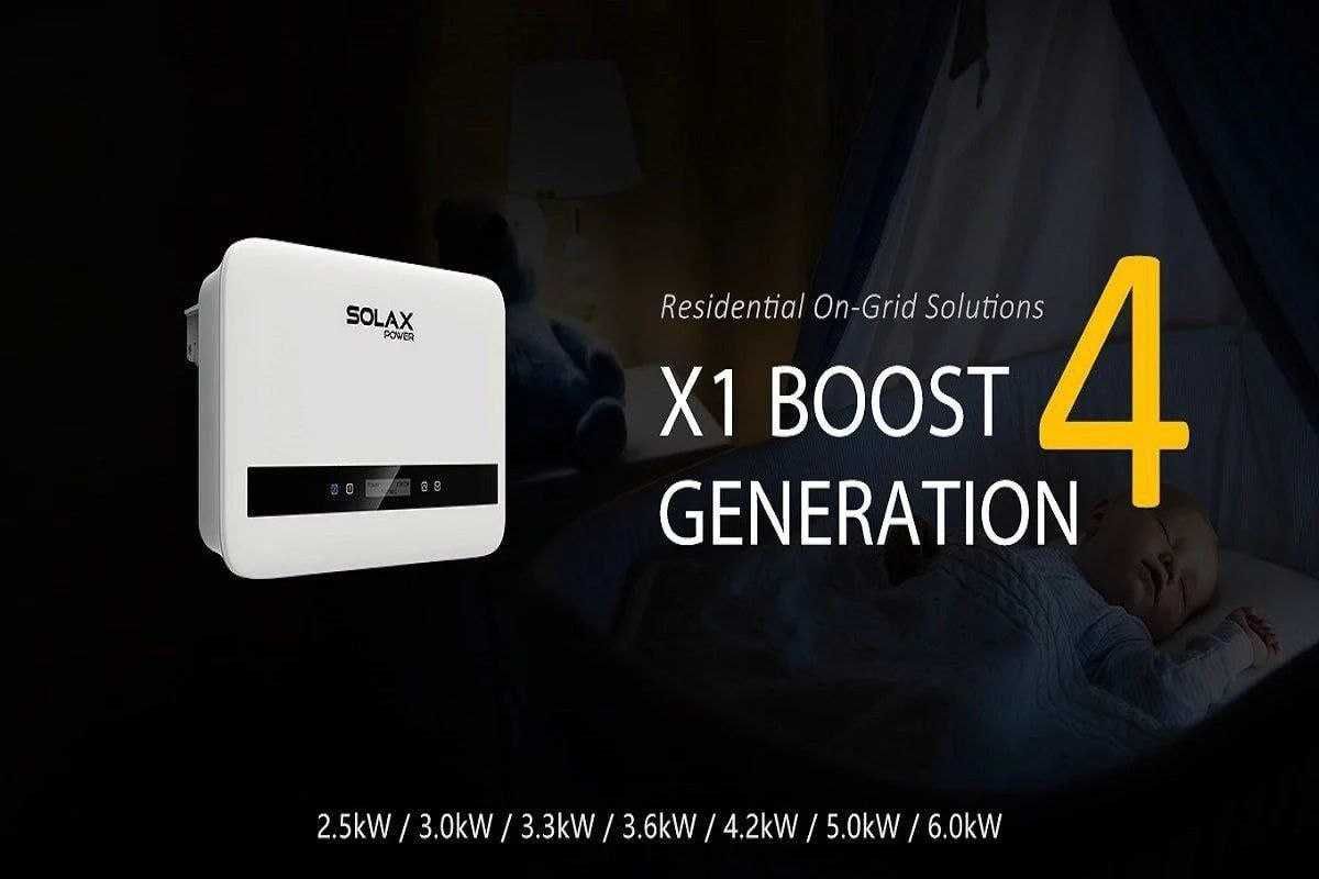 5 кВт однофазный солнечный инвертор SolaX X1-BOOST G4 с сервис центром