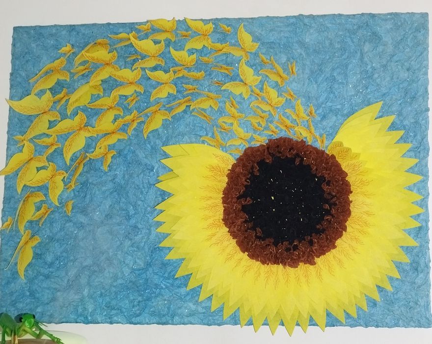 Tablou lucrat manual