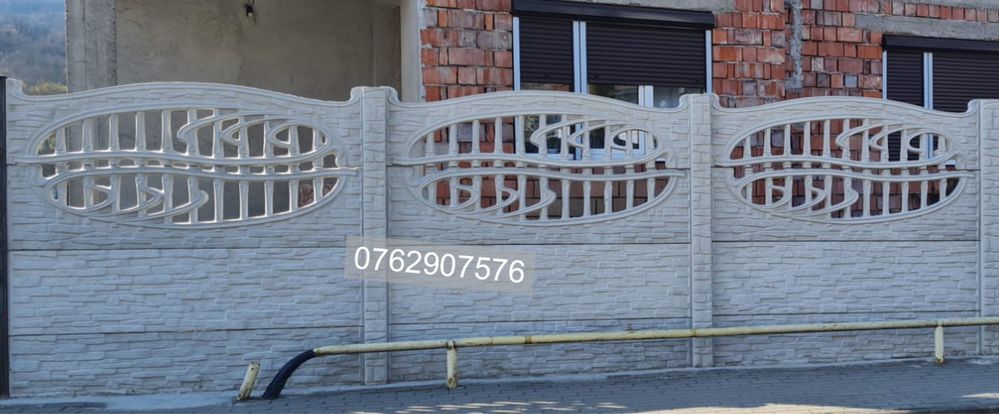 Gard beton/ plăci gard beton Făget