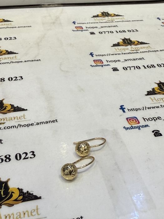 Hope Amanet P7 Cercei Aur 14k 1,57 G