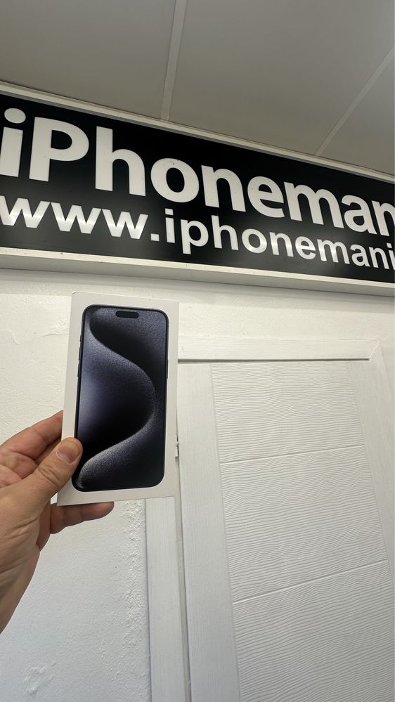 iphone 15 pro max. Titanium Blue. БГ гар.