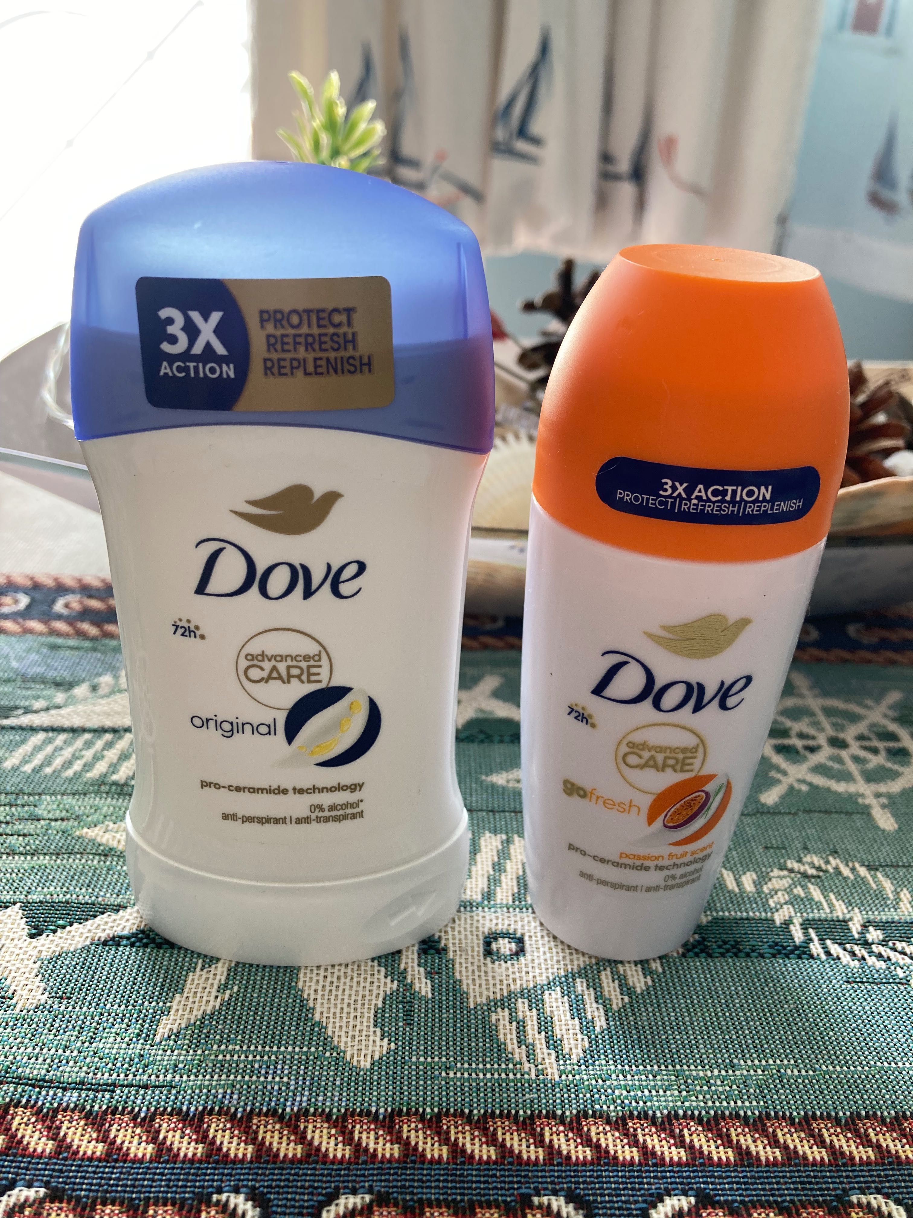 Дезодоранти ролка и стик на L’Oréal и Dove