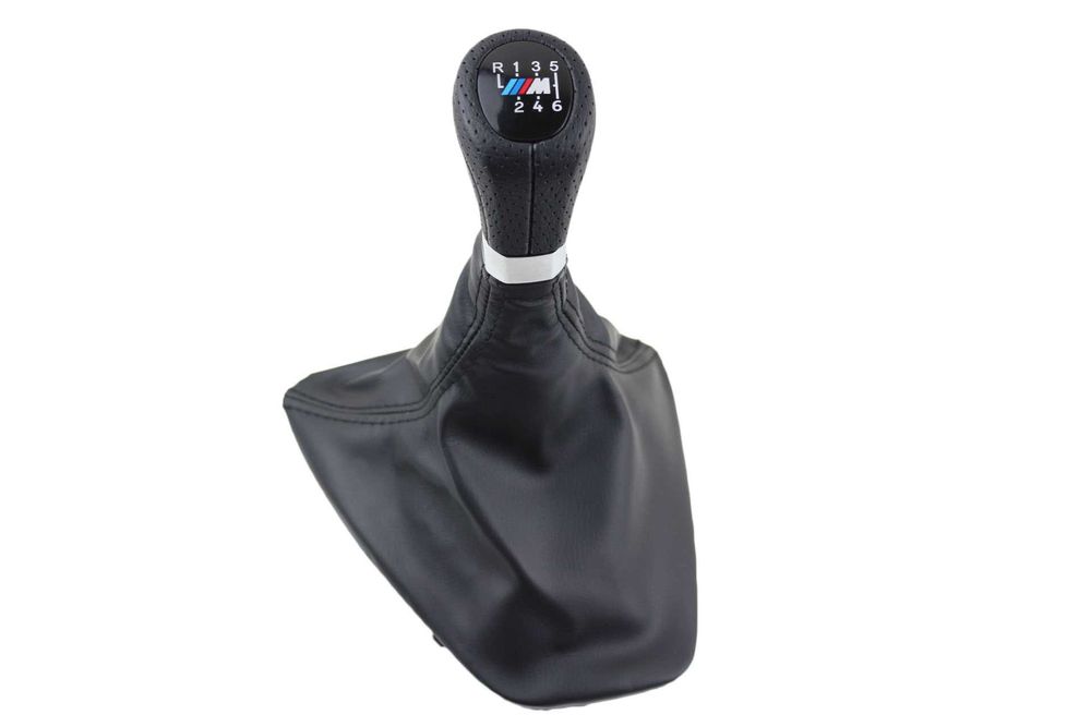 Топка за скорости скоростен лост маншон БМВ BMW Mpower 3 E90 Кожена