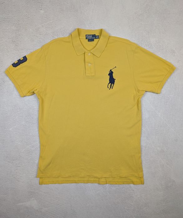 Tricou polo Ralph Lauren clasic vintage Y2K custom fit mărimea XXL