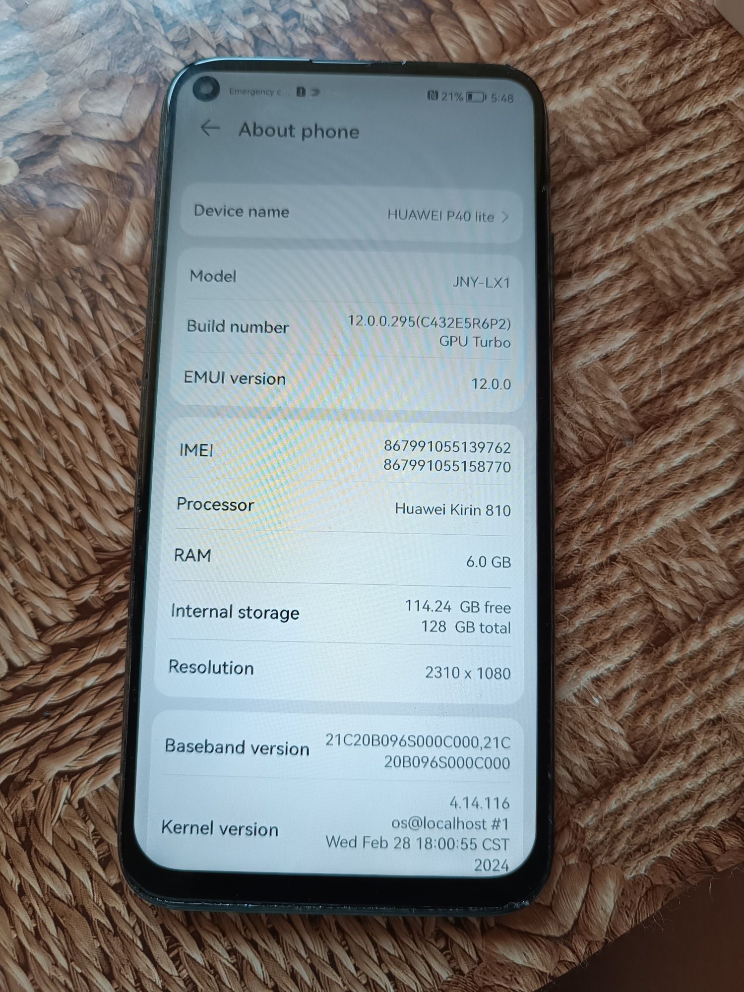 Huawei p40 lite 128GB
