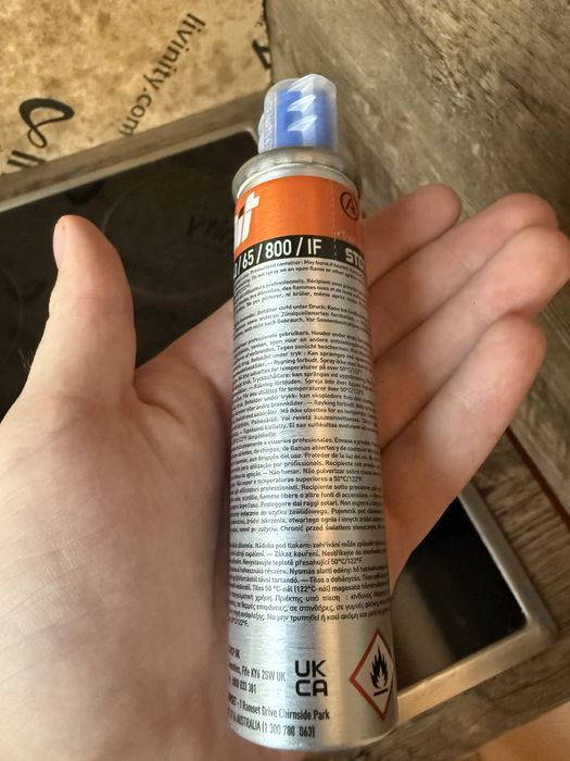 Пирони за бетон машини + газ