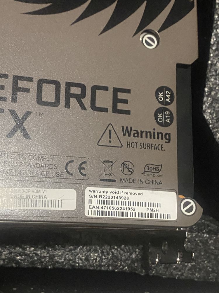 Geforce RTX Phoenix 10GB GDDR6, Видео карти.