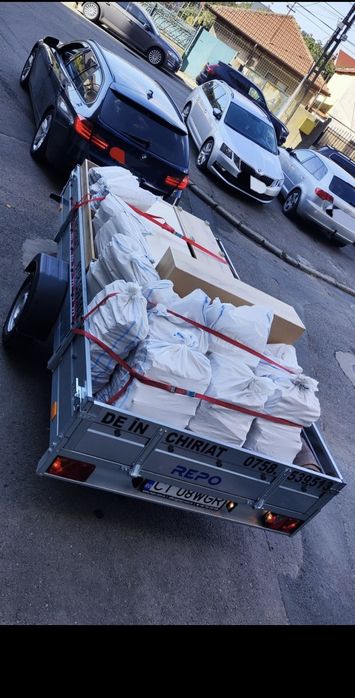 Inchirieri remorci auto 750  / transport marfă