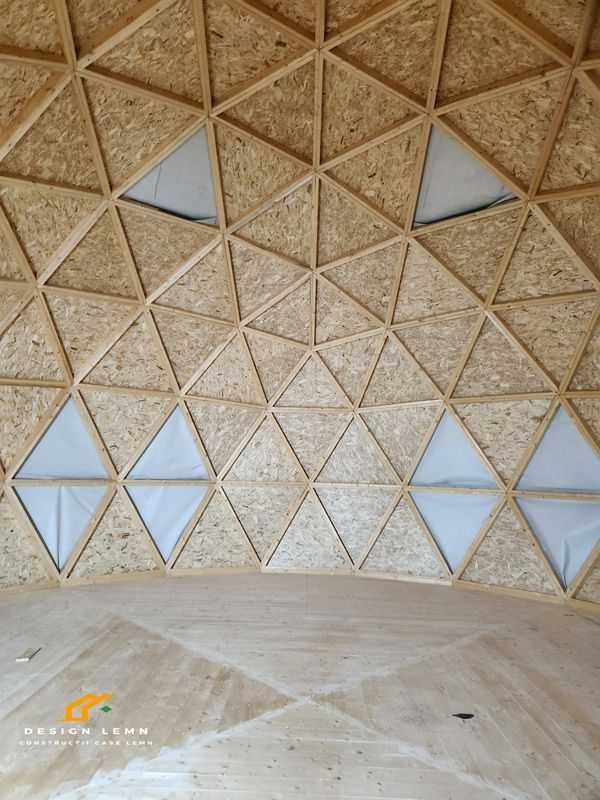 Cupola, Iglu, Dom geodezic - 10m diametru,130 mp