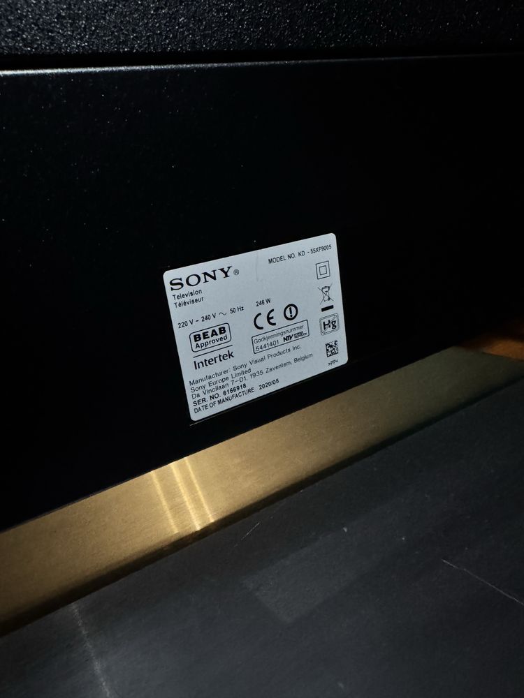 Смарт Телевизор Sony BRAVIA KD-55XF9005