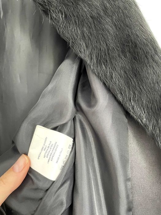 Vand vesta dama, neagra, cu blanita in fata si cordon, marime XS-M