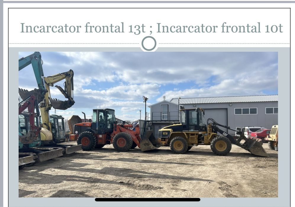 Inchirieri autobasculante, excavatoare, miniexacavatoare, vola