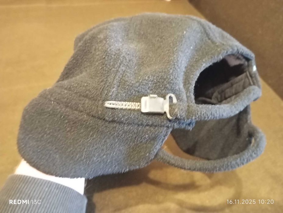 Поларена шапка тип ушанка Trabucco