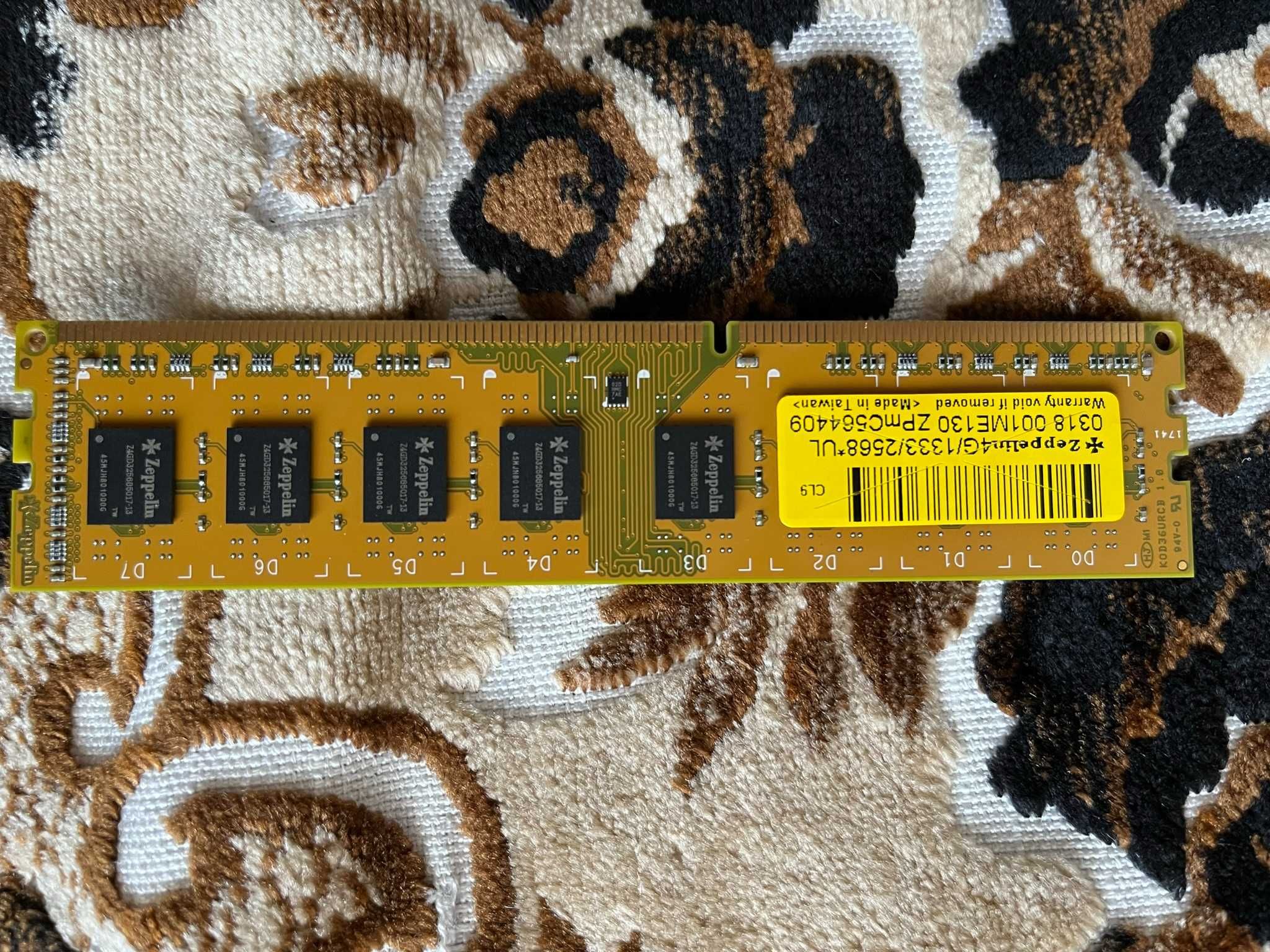 Оперативная память Zeppelin DDR3 4GB 1333 Mhz