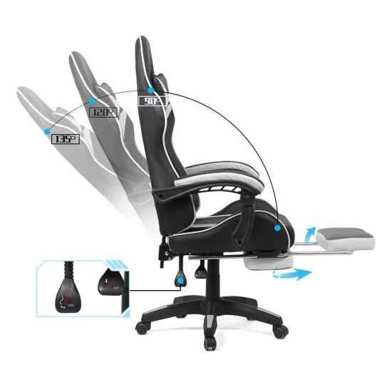 Scaun Gaming Spatar reglabil DHO299 Piele 3 culori LIVRARE GRATUITA