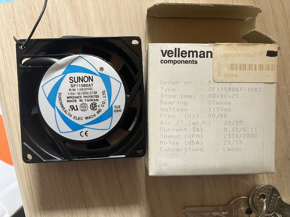 Ventilator metalic SUNON 115V