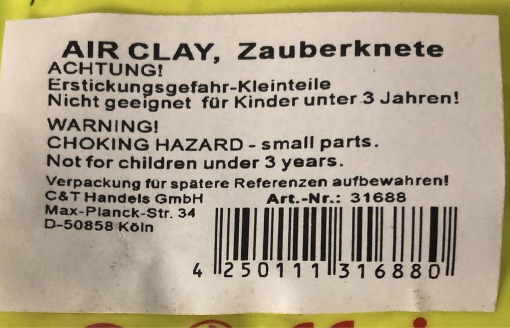Spuma flexibila plastilina pentru copii Import Germania