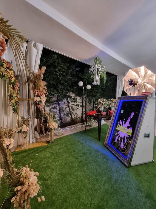 Masina baloane cu fum /Oglinda foto/Cabina foto/Platforma 360/Fum greu