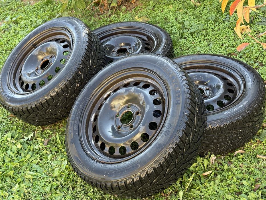 Jante 5x110 R16 cu anvelope de iarna