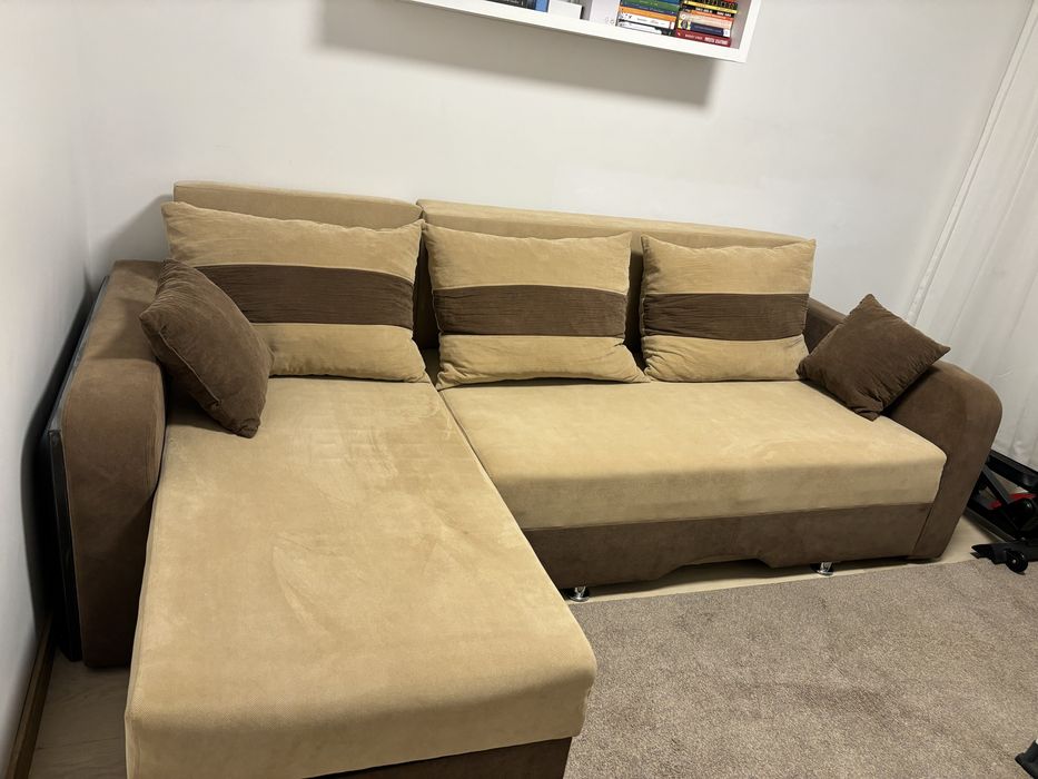 Canapea modulara tip coltar