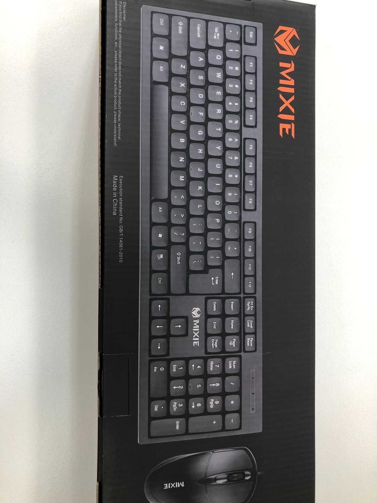 Комплект мишка и клавиатура с кабел Mixie