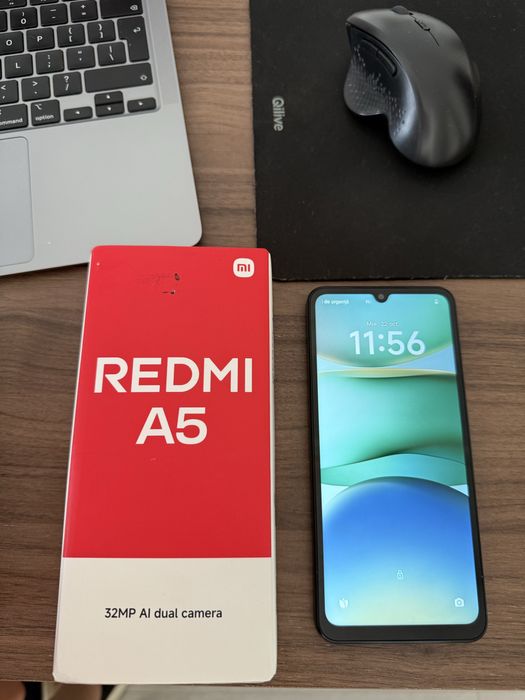 Redmi A5 9 – Nou, sigilat, cu garanție, cutie și încărcător – 350 lei