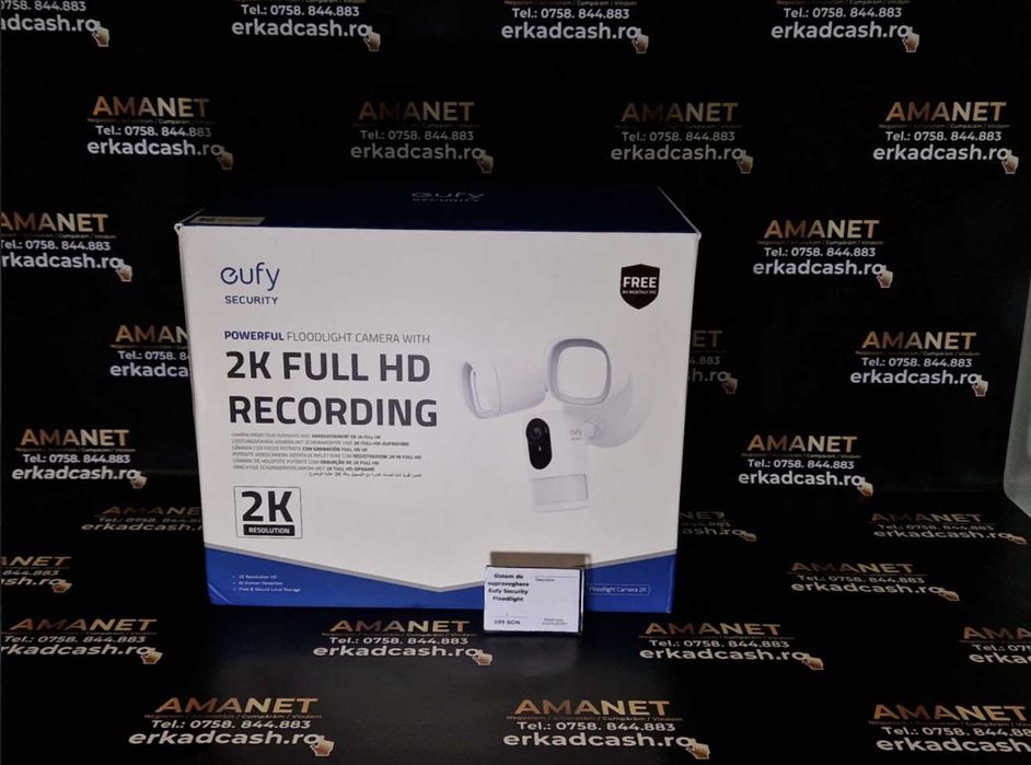 Eufy Security Floodlight -ERKAD CASH AMANET Galati-