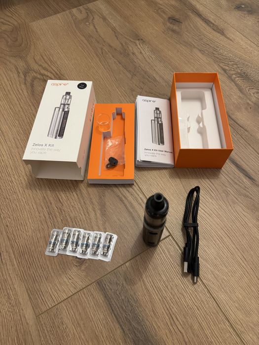 Kit vape Aspire Zelos X cu acumulatori