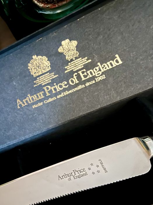 Нож за сватбена торта Arthur Price of England Артър Прайс посребрен
